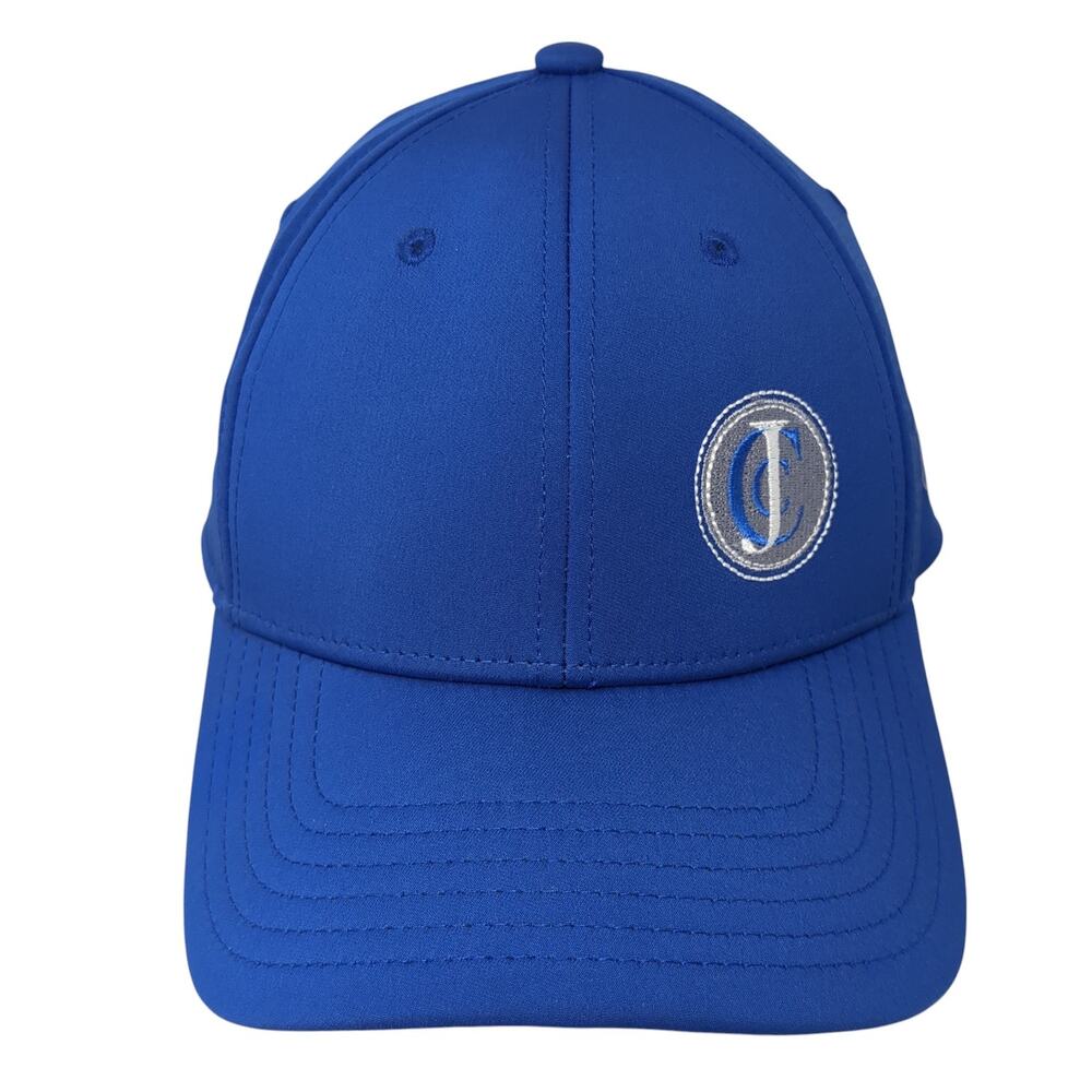 CJ Strapback Baseball Cap Blue One Size Adjustable Embroidered 6 Panel Prodigy